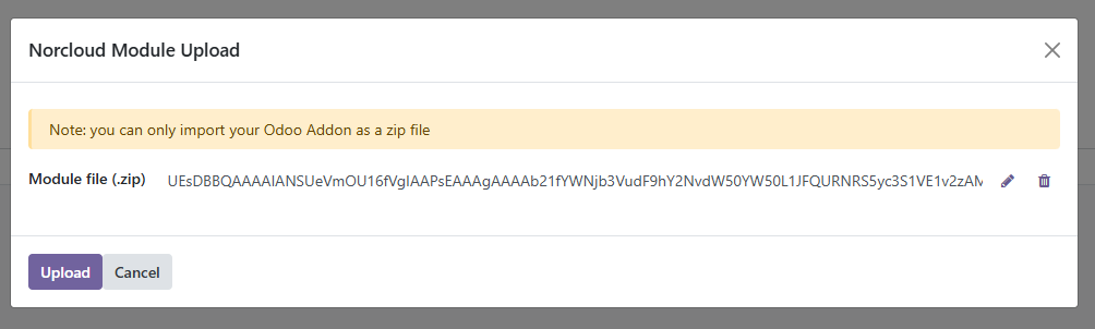 Placeholder: a processed upload
